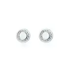Cosmos Circle Stud Earrings With Swarovski Crystals Wgp Myjs Designer Gift