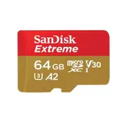 Sandisk Extreme Microsdxc Sqxah 64Gb V30 Sd Adaptor Action Cam Drone