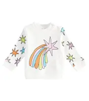 [Stella McCartney Kids] Stella McCartney Kids Baby printed cotton jersey sweatshirt M 24 white
