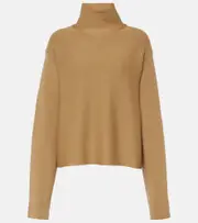 [Khaite] Khaite Sree wool-blend turtleneck sweater AU 16 brown