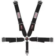 G-FORCE Racing Gear PRO 5PT PD- LAP IND-SHLD CAM BLACK 7000BK