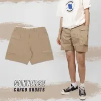 在飛比找momo購物網優惠-【CONVERSE】短褲 Cargo Shorts 卡其 男