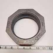 5" x 4" NPT Threaded Pipe Reducer Hex Bushing Malleable Iron