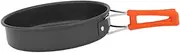 "Abbraccia" Frying Pan Non-stick Frying Pan Backpacking Cooking Pan Round Cooking Pot Camping Skillet for Backpacking Hiking Picnic, M
