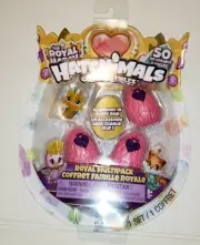Hatchimals COLLEGGTIBLES Royal Hatch 4 Pack SEASON Pink Eggs