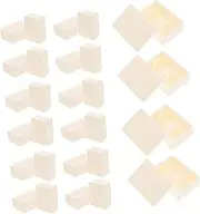 GETAJGHSD Acrylic Square White Chess Pieces Blank Checker Giant Checker Chess DIY Game Blocks Home Decor Pieces