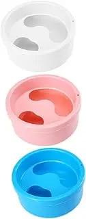 HAKIDZEL Nail Soak Bowl Set 3pcs Manicure Supplies for Salon Home Use Nail Art Bowl