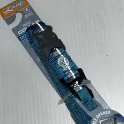 Kurgo Reflective Protect Night/Day Dog Collar Blue Bottle Opener Small/137b