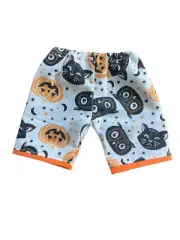 Handmade Capri Shorts For Cabbage Patch Kid 16” Doll - Halloween Owl Cat Pumpkin