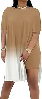 [AOMONI] Women Two Piece Outfits Summer Plus Size Tracksuit Short Set Casual Short Sleeve T-shirt