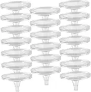 20pcs Rockery Fountain Ball Holder Ball Displaying Stand Clear Crystal Ball Rack Replacement Ball Stand Fish Tank Accessory Crystal Ball Base Crystal Ball Support Sphere Stand
