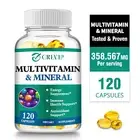 120pcs Multivitamin & Mineral - High Potency, Immune Support, Metabolism Booster