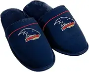 AFL Supporter Slippers - Adelaide Crows - Mens Size - Fluffy Winter Shoes