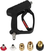SCITOO Pressure Washer Gun,MAX 5000 PSI with 3/8" Swivel Quick Connect,M22-14mm & M22-15mm,5 nozzles Replacement For Most Power Washer,8 GPM