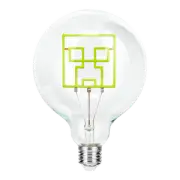 Minecraft Creeper Led Neon Bulb Only Uk Eu Aus