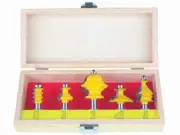 5 Bit Furniture Trim & Molding Router Bit Set - 1/2" Shank - Yonico 16540