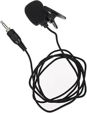 COMNESTBI Compact Microphone Phone Clip-on 3.5mm Screw Condenser Mic for Computer Camera Recording
