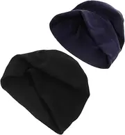 [VERDANVERSE] 2 Pcs Warm Hats for Men and Women Windproof Cold Weather Hat for Cycling Running and Winter Sports Stylish Brimless Design for Outdoor Activities