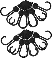 Sosoport 10Pcs Heavy Duty Stroller Hooks Multi Use Hanger for Shopping Trolleys Bikes and Pushchairs Easy Installation Compatibility Durable Design