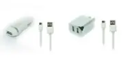 Wall AC Home+Car Charger+5ft USB Cord for Straight Talk/Total TCL 30 Z T602DL