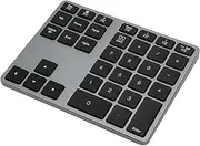 Bluetooth Number Pad, USB C Wireless Numeric Keypad 35 Scissor Switch Keys Portable Mini Numeric Pad, Rechargeable Numeric Pad for Laptop Desktop, PC