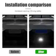 Car F1 Style Brake Light, DRL Fog Rear Tail Third Brake Light, Waterproof Green