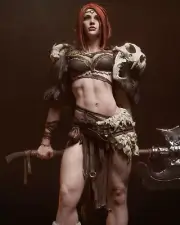 Barbarian Queen 3D Printed Kit Unpainted/Unassembled