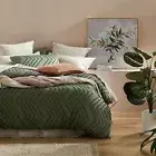 Tufted Boho Wave Jacquard Duvet/Doona/Quilt Cover Set Queen/King/Super King Size