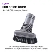 Genuine Dyson V6 Stiff Stubborn Bristle Brush Tool T105383 1C Vacuum Attachment