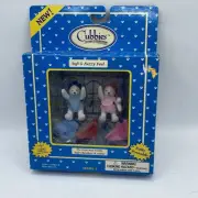 Cubbies The Fuzzy Poseable Bears The Family Baby Brother & Sister NEW