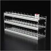 [CARLLEE] Cigarette Display Shelves, 3-Layer Cigarette Rack, Automatic Cigarette Pusher, Matchbook Holder Divider for Market Store(63x29x42cm)