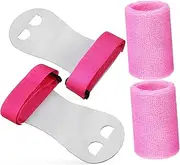 BESPORTBLE 4Pcs Gymnastics Grips for Palm Protection Wrist Support Bands for Exercise for Pull Ups Weightlifting Durable and Washable Grips