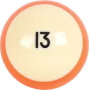Individual Aramith #13 Crown Standard Replacement Pool Ball - RBCB
