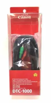 Canon XHG1 XHA1 XH-G1 XH-A1 DTC-1000 DTC1000 Component Video Cable