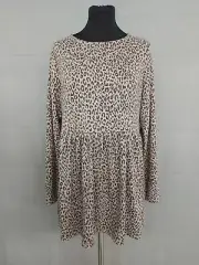 DORORTHY PERKINS leopard print smock top size 12 BNWT