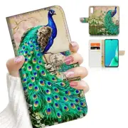 ( For Vivo Y22s ) Wallet Flip Case Cover AJ23513 Peacock