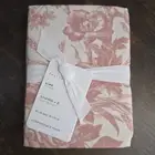 POTTERY BARN SORREL TOILE SHAMS, KING, SET OF 2 ~ ROSEWOOD