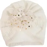 [FRCOLOR] Stylish Lightweight Newborn Turban Hat with Flower Design Comfortable Cap for Spring and Fall Versatile Accessory for Boys