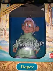 Figure Dopey 6" Mattel New 1992 Walt Disney's Snow White And The Seven Dwarfs