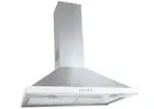 600mm 900mm Stainless Steel Canopy Rangehood 750m3/hr LED lights