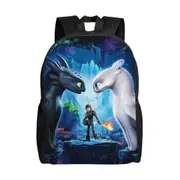 Kids How To Train Your Dragon Toothless Backpack Water Resistant College School Bags Bookbag Travel Hiking Camping Daypack For Adults Teens Boys