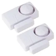 2x Simple Window Door Anti-theft Alarm No Remote Control with Dingdong Reminder