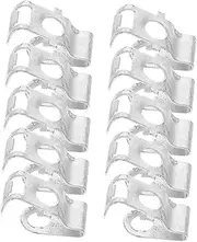 GRADENEVE 10pcs Base Fixing Screw Piece Rv Door Handle Track Hardware Door Handle Engine Screws Bumper Screws Handle Parts Knob Door Handle Wire Screws License Plate Screws Alloy Silver