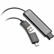 Poly DA75 USB QD Adapter – Works with Poly & Plantronics Headsets, DSP Audio