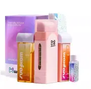 Roll On Wax kit,Waxing Kit for Sensitive Skin, Wax Roller, Roll On Wax Warmer...