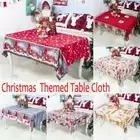 Table Placemat Cartoon Tablecloth Christmas Tablecloth Rectangular Table Linen