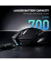 INPHIC Wireless Mouse 700mAh Large Ergonomic Rechargeable 2.4G Optical PC Laptop