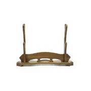 Assembly Japanese Samurai Sword Holder Stand Katana Tanto Display Rack 2 Tier