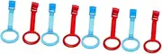 Abaodam 4sets Crib Hand Pull Ring Toddler Learning Tool Safe Durable Montessori Toy 2pcs*4