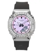 Casio G-SHOCK Pink Dial World Time Alarm Quartz GM-S2110-4A 200M Ladies Watch